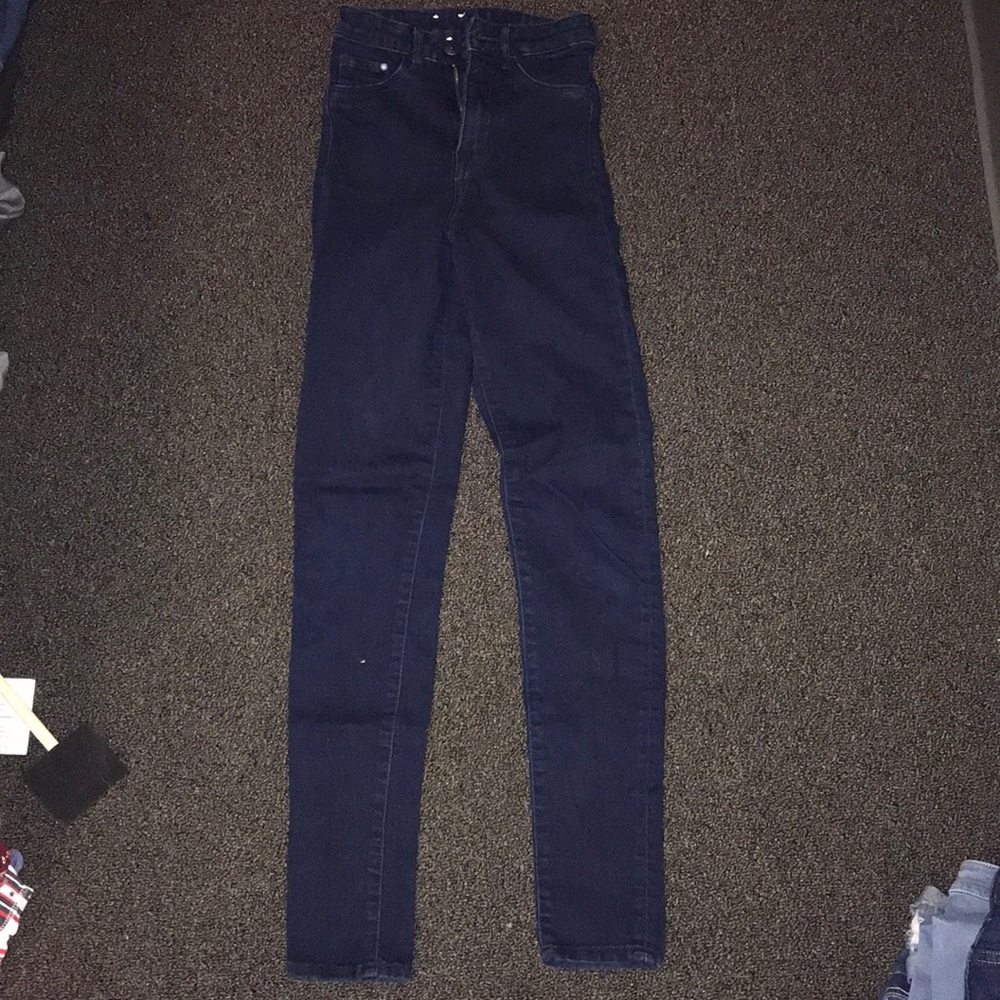 Dark wash jeggings!